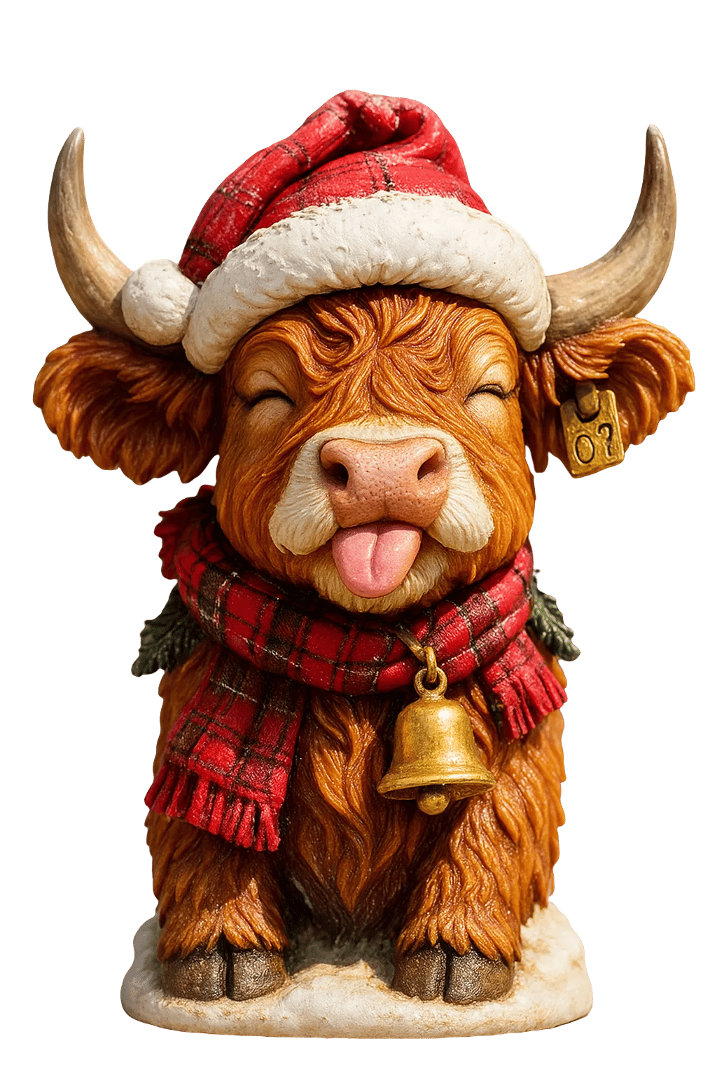 🐮Highland Cow Adventskalender 2025🎄✨ - 3D Handgjord Highland Cow Doll (24 st) - ohneen