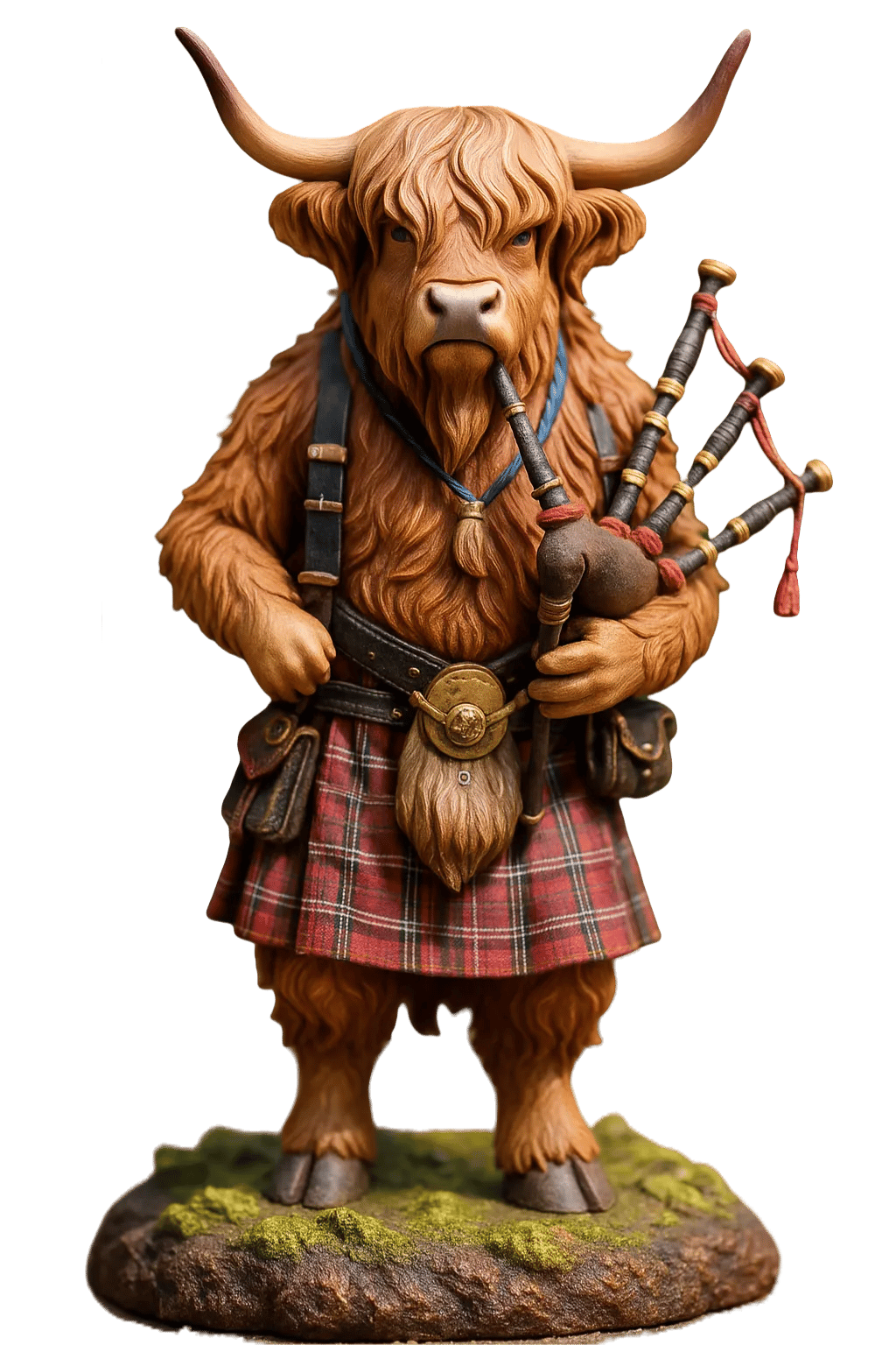 🐮Highland Cow Adventskalender 2025🎄✨ - 3D Handgjord Highland Cow Doll (24 st) - ohneen