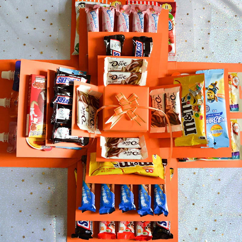 50 000+ SÅLDA! 🎁✨ Julens Perfekta Överraskning – Explosionslåda med Julstämning