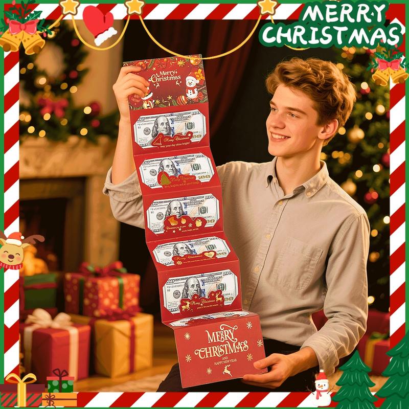 🎄 Julkuvert med kontanter och pengaklipp - ohneen