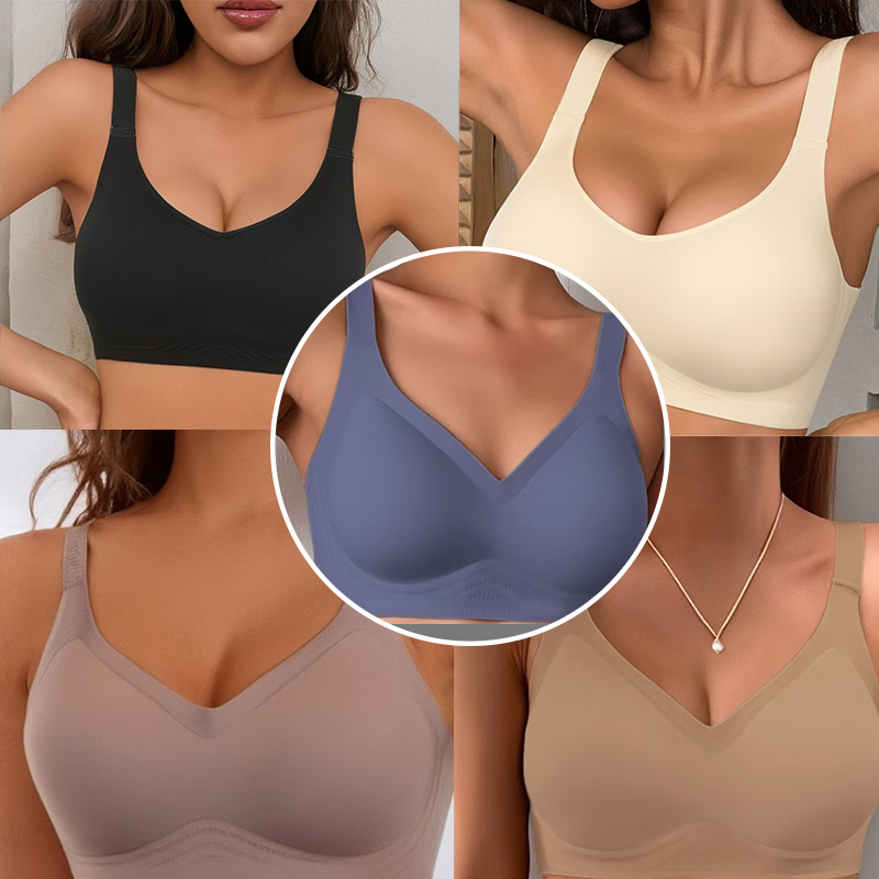 Seamless Comfort Bra for Women – Wire-Free, Naked Feeling, Yoga & Sleep Bra