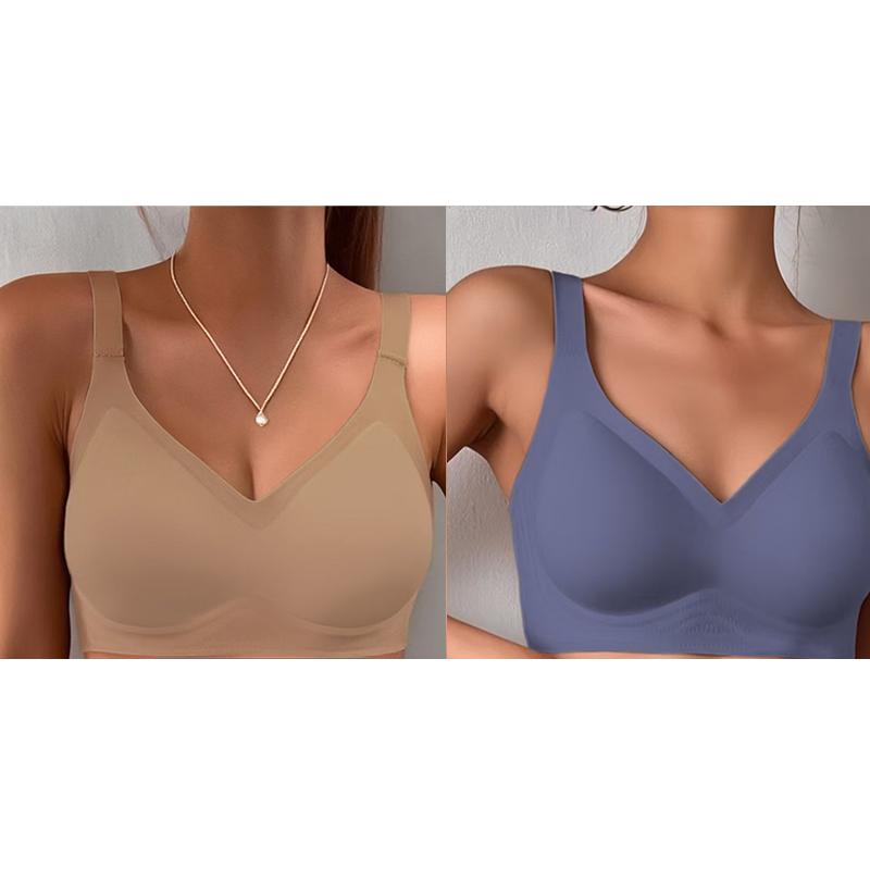 Seamless Comfort Bra for Women – Wire-Free, Naked Feeling, Yoga & Sleep Bra