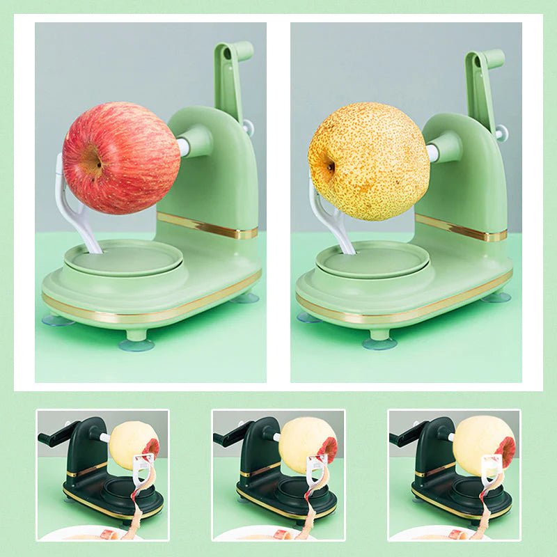 ⏳ Limited Time Special ⏰Hand Crank Fruit and Vegetable Peeler – Suction Cup Base, Adjustable, Manual Apple Peeler 🍎🥝🔪