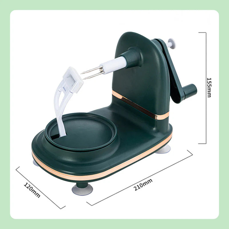 ⏳ Limited Time Special ⏰Hand Crank Fruit and Vegetable Peeler – Suction Cup Base, Adjustable, Manual Apple Peeler 🍎🥝🔪